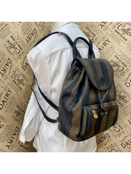 Fendi Vintage Pecan Backpack Brown main image 15